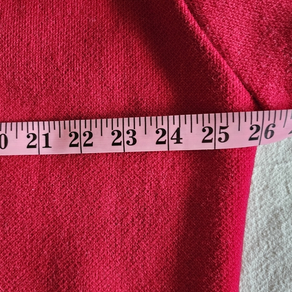 Men's Red and White Geometric Shirt - Picture 4 of 6